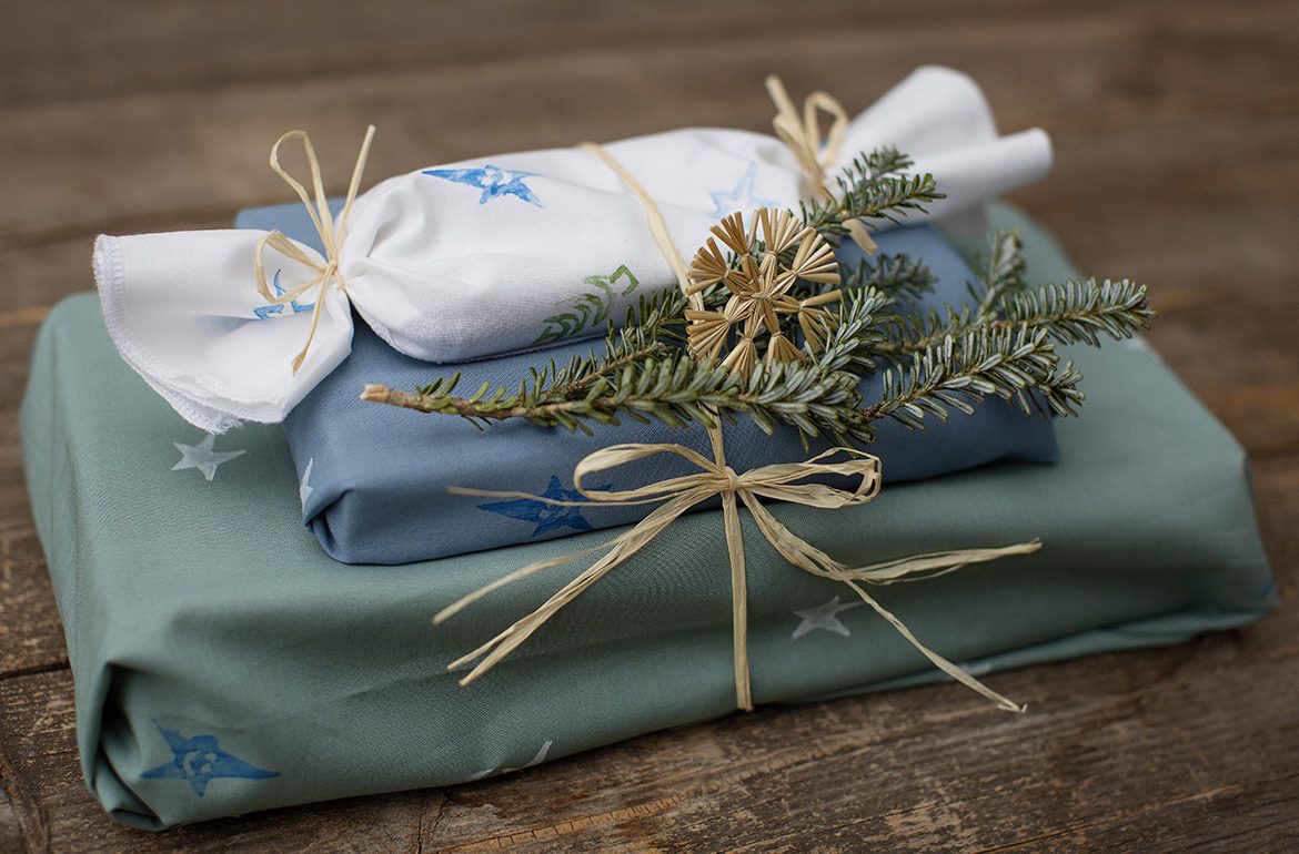 Herbruikbaar cadeaupapier